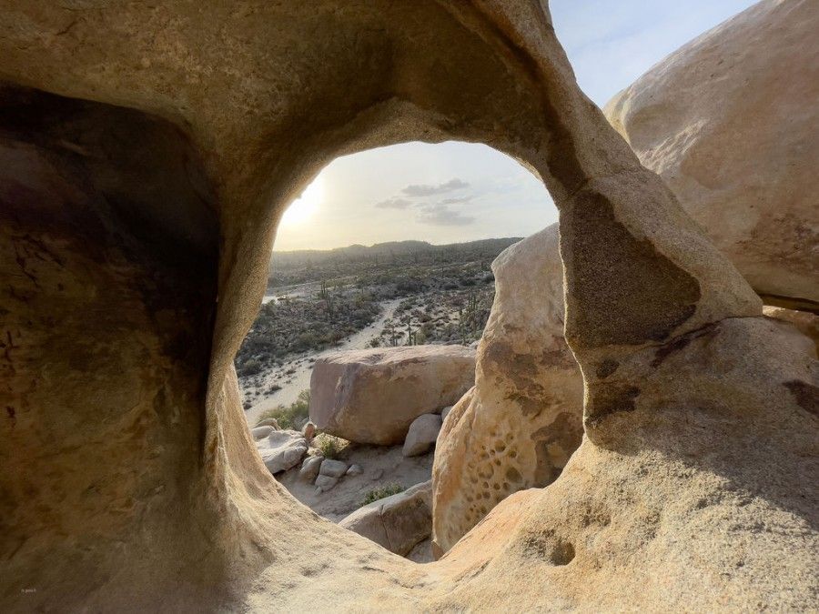 Fotografia de paisaje de piedras en Baja California en Mexico